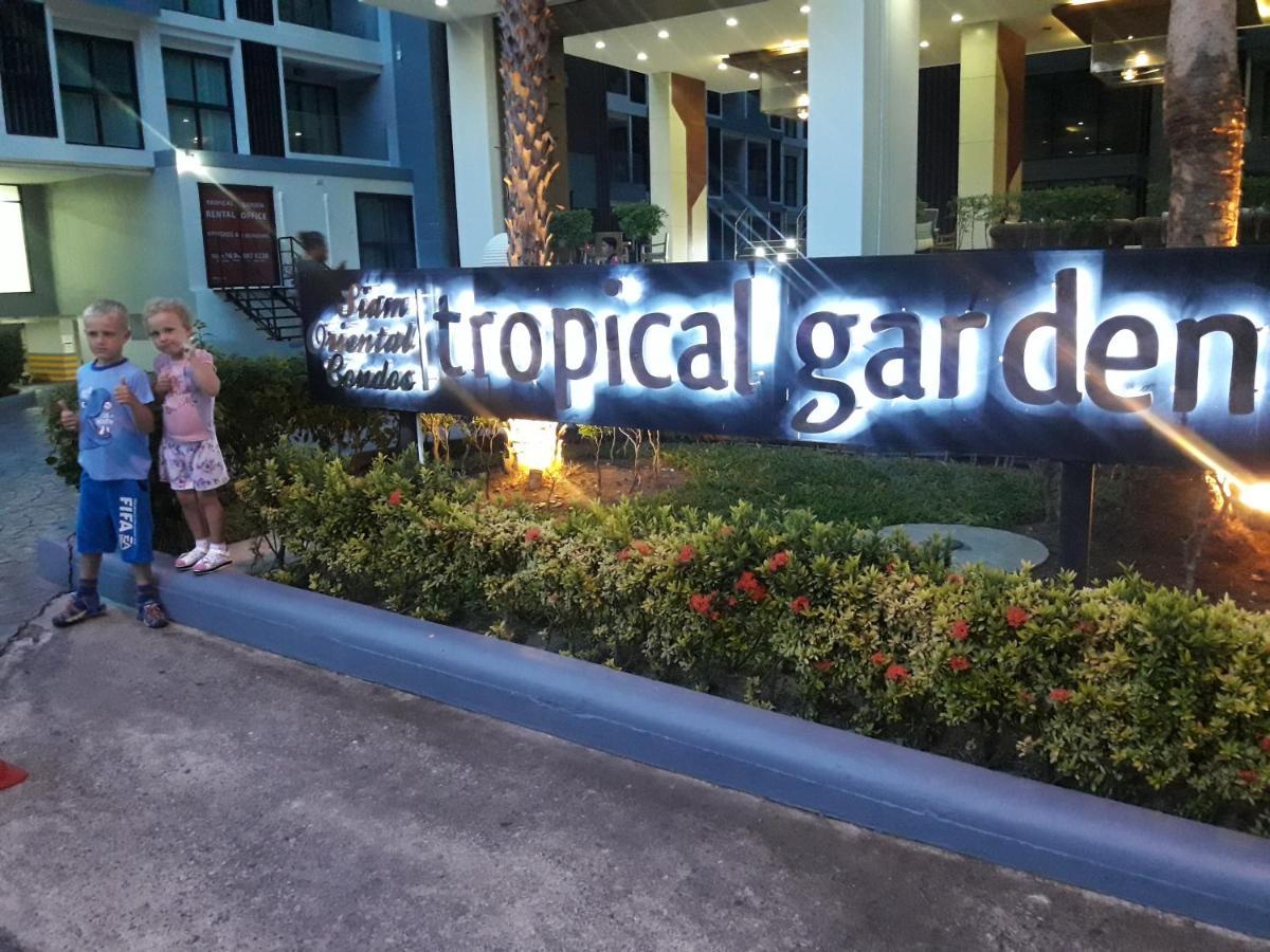 Двух-Комнатная Квартира В Кондоминимуме "Tropikal Garden" Pattaya Exteriör bild