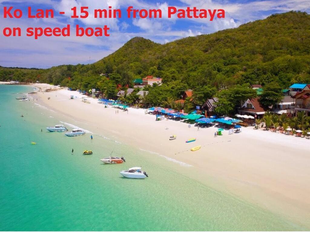 Двух-Комнатная Квартира В Кондоминимуме "Tropikal Garden" Pattaya Exteriör bild
